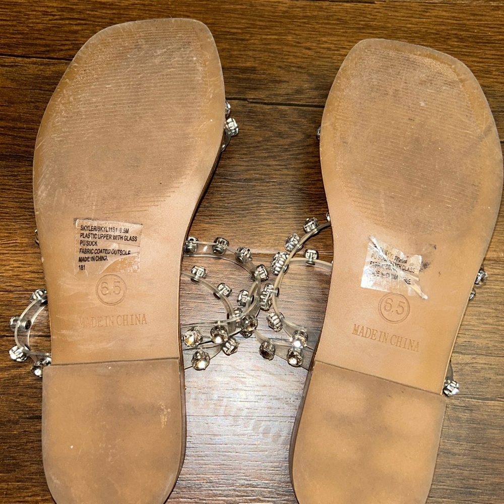 Steve Madden Rhinestone Sandals - Picture 6 of 10